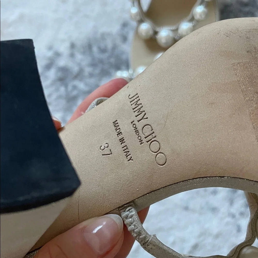 Jimmy Choo Amara Pearl Heels - Picture 17 of 17